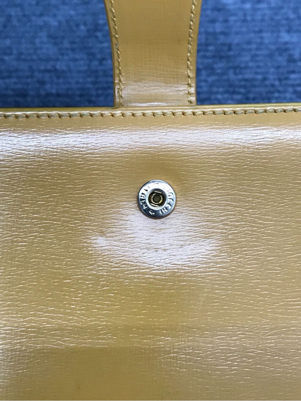 Loewe Vintage Mustard Yellow Leather Continental Wallet Snap Closure - Picture 15 of 15